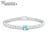 13.5-Carat Royal Aqua Diamonesk Bracelet