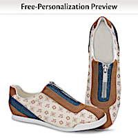 Personalized Multicolour Women's Shoes With Your Initials