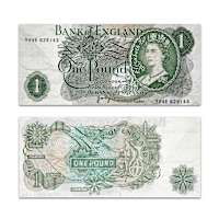 1960 Queen Elizabeth II £1 Banknote With Display Box