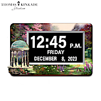 Thomas Kinkade Easy Read Full Disclosure LED Clock