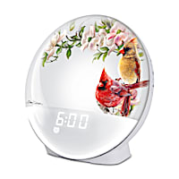 Natural Sunrise Alarm Clock With Dona Gelsinger Songbird Art