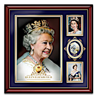 Queen Elizabeth II Commemorative Wall Decor