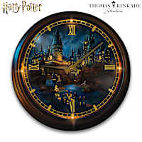 HARRY POTTER Thomas Kinkade Studios Art Atomic Wall Clock