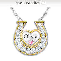 Lucky To Have You, Granddaughter Personalized Necklace