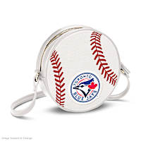 Toronto Blue Jays Baseball-Shaped Crossbody Bag