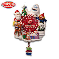 Rudolph The Red-Nosed Reindeer Wall Clock