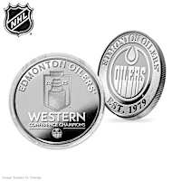 Edmonton Oilers&reg; Western Conference Champions Coin