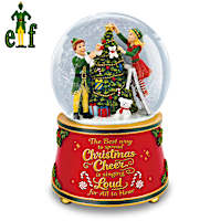 ELF Glitter Globe Plays "Santa Claus Is Comin' To Town"