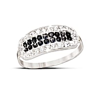 5th Avenue Black & White Diamond Ring