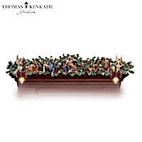 Thomas Kinkade Illuminated "Nativity Story" Garland