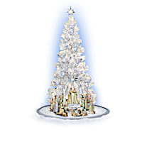 "Heavenly Blessings" Illuminated Christmas Tree And Nativity