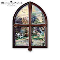Thomas Kinkade Windows Of Prayer Porcelain Plate Collection