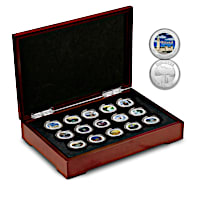 Canadian Provincial Silver-Plated Medallion Collection