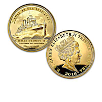 "Lost At Sea" World War II Gold Crown Coin Collection