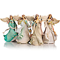 Karen Hahn "On Wings Of Love" Angel Figurine Collection