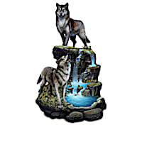 Al Agnew Illuminated Wolf Sculpture Collection