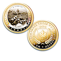 The Greatest Canadian Battles 24K Gold-Plated Proof Coins