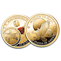24K Gold-Plated Proof Coins Honour Mission To Mars