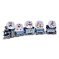 Dona Gelsinger Musical Snowglobe Train Collection