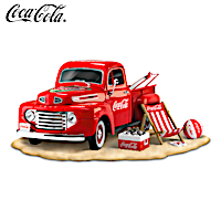 COCA-COLA "Refreshing Taste Of Summer" Ford Truck Sculptures