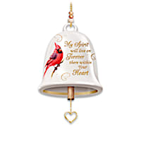 "Till We Meet Again" Porcelain Bell-Shaped Wind Chimes