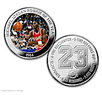 Michael Jordan "Greatest Ever" Coin Collection And Display
