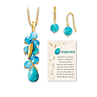 Nature-Inspired Gemstone Necklaces And Crystal Earrings