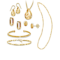 24K Gold Ion-Plated Jewellery Designs With Deluxe Case