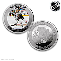 Connor Bedard Rookie Coins And Game-Used NHL Net