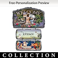 Cozy Companions Personalized Welcome Sign Collection