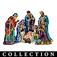 The Jewelled Nativity Figurine Collection