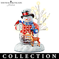 Thomas Kinkade Snow Wonderful Figurine Collection