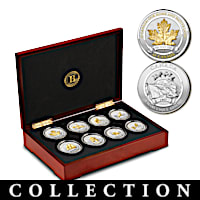 O' Canada Commemorative Silver-Plated Medallion Collection