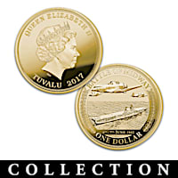 World's Greatest Naval Battles Gold Dollar Coin Collection
