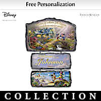 Disney's Seasons Of Joy Personalized Welcome Sign Collection