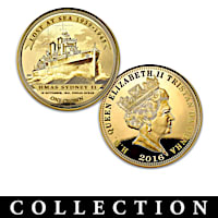 Lost At Sea World War II Gold Crown Coin Collection