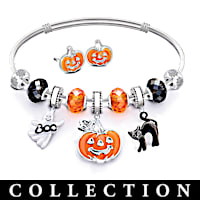 Hand-Enamelled Holiday Celebration Charm Bracelet Collection