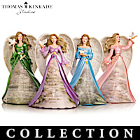 Karen Hahn Angel Figurine Collection With Swarovski Crystals