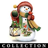 Dona Gelsinger Illuminated Snowman Figurine Collection