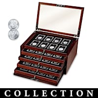 The Complete Morgan And Peace Silver Dollar Coin Collection