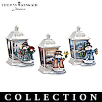 Thomas Kinkade Lights Of The Holiday Lantern Collection