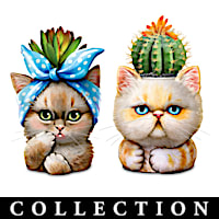 Purr-fect Planters Sculpture Collection