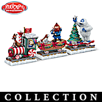 All Aboard The Rudolph Express Figurine Collection