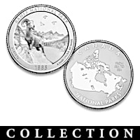 Canada's National Parks Tribute Coins And Display