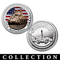 The World War II Golden Age Of Tanks Proof Coin Collection