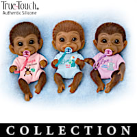 Happy Little Handfuls Monkey Doll Collection