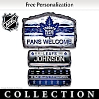 Maple Leafs&reg; Personalized Welcome Sign Collection