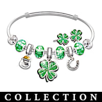 Hand-Enameled Holiday Celebrations Charm Bracelet Collection
