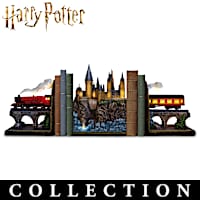 HARRY POTTER HOGWARTS Bookend Collection Lights Up