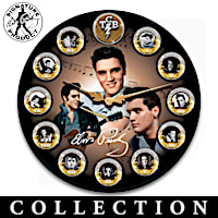 All Elvis, All The Time Medallion Wall Clock Collection